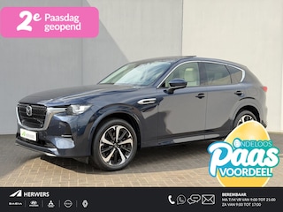 Mazda CX-60 2.5 e-SkyActiv PHEV Takumi / Panoramadak / Trekhaak Wegklapbaar / Lederen Bekleding / Camera / Head up Display / Navigatie / Stoelverwarming / Stoel Verkoeling / Apple Carplay & Android Auto / Elektr. Stuurwiel / Dodehoek Detectie / Schuif Kantel Dak /