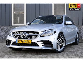 Mercedes-Benz C-klasse Estate 180 AMG-Line Rijklaarprijs-Garantie Panorama dak Leder Burmester Led 360 Camera Sfeer verlichting