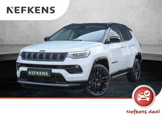 Jeep Compass 4XE 240pk S Automaat | Plug-in Hybrid | LEER | Stoelverwarming | 19'' LM velgen | Camera | AppleCarPlay/Android