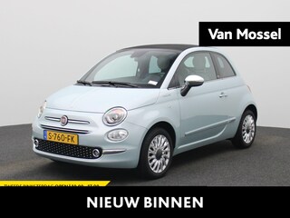 Fiat 500 1.0 Hybrid Dolcevita CABRIO | PANORAMADAK | HALF-LEER | CRUISE | NAVIGATIE | AIRCO | DAB | APPLE CARPLAY | 12 MAANDEN BOVAG GARANTIE |