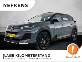 Citroën C5 Aircross SUV Max Hybrid 145pk Automaat | DEMO | Navigatie | Panoramisch Schuif-kanteldak | Rondomzichtcamera | Adaptieve Cruise Control | Head-up display | Stoel elektrisch+geheugen+verwarmd+massage+ventilatie | Matrix LED koplampen | Apple Carplay/Android Auto | Donker getint glas | Trekhaak | 19" lichtmetalen velgen |