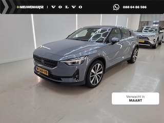 Polestar 2 Standard Range Single Motor 63kWh | Pilot Pack | Plus Pack | Adaptieve Cruise Control | Panoramadak | Harman Kardon Audio | Trekhaak | Rondomzicht Camera | Stoel-/Stuurverwarming | Dodehoek Detectie | Warmtepomp |
