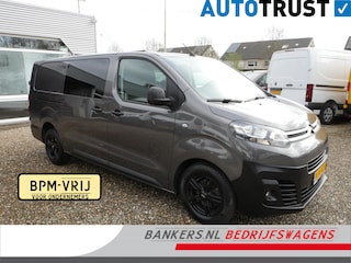 Citroën Jumpy 2.0 BlueHDI 120PK, L3, Dubbel cabine, Airco, 2 x Schuifdeur
