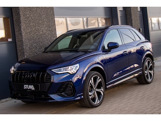 Audi Q3 45 TFSI e S edition | S-Line | 20 Inch | Keyless | Memory Seats | DAB | Matrix LED | Virtual | Sfeer | Sonos Audio | Navarra Blue | Carplay | ACC | Dode Hoek | Dealer Onderhouden | BTW | Garantie