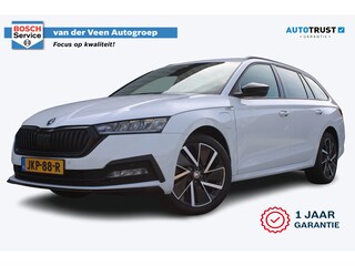 Skoda Octavia Combi 1.4 TSI iV PHEV Sportline Business | Incl. 12 maanden garantie | Cruise control | Schuif/kantel dak | Apple carplay/Android auto | Parkeercamera | Stoelverwarming | 100% onderhouden | Head-up display |