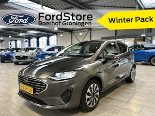 Ford Fiesta EcoBoost Hybrid 125 pk Titanium | Winter Pack | LED | Apple Carplay | Clima | Cruise | 100% dealer onderh.