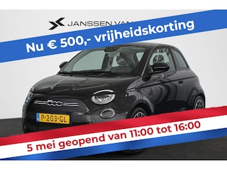 Fiat 500 Icon 42 kWh Stoelverwarming Navigatie Camera Keyless 17" LMW