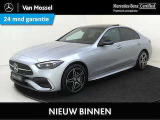 Mercedes-Benz C-klasse 300 e Business Solution AMG Premium Plus /Panoramadak /Burmester 3D /HUD /Memory /360 Camera