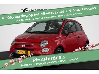 Fiat 500 1.0 Hybrid Sport Cabriolet Clima City-Pakket Uconnect 16" LMW