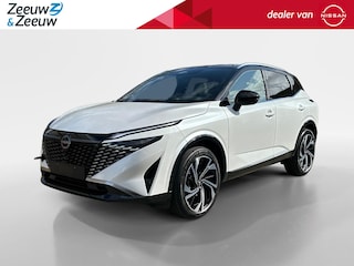 Nissan Qashqai 1.3 MHEV Xtronic Tekna Plus | €5000,- korting inclusief inruilpremie | Meest uitgebreide uitvoering | Andrioid/Apple Carplay | 360graden camera's | Stoel-/ Stuur-/ Voorruitverwarming | Panoramadak |