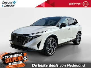 Nissan Qashqai 1.3 MHEV Xtronic Tekna Plus | €5000,- korting inclusief inruilpremie | Meest uitgebreide uitvoering | Andrioid/Apple Carplay | 360graden camera's | Stoel-/ Stuur-/ Voorruitverwarming | Panoramadak |