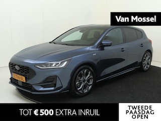 Ford Focus 1.0 EcoBoost Hybrid ST Line | airco automatisch | Apple Carplay/Android | cruise control | full-LED koplampen | lichtmetalen velgen meer-spaaks 17" | navigatiesysteem full map | rijstrooksensor met correctie |