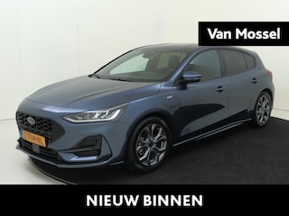 Ford Focus 1.0 EcoBoost Hybrid ST Line | airco automatisch | Apple Carplay/Android  | cruise control | full-LED koplampen | lichtmetalen velgen meer-spaaks 17" | navigatiesysteem full map | rijstrooksensor met correctie |