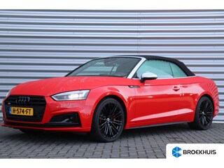 Audi A5 Cabriolet 3.0 TFSI 354PK QUATTRO PRO LINE PLUS AUTOMAAT / NAVI / LEDER / CLIMA / FULL-LED / PDC / KEYLESS / 19" LMV / 2X S-LINE / CARBON / NEKVERWARMING / WEGKLAP. TREKHAAK / UNIEK / ADAPT. CRUISECONTROL / NIEUWSTAAT !!