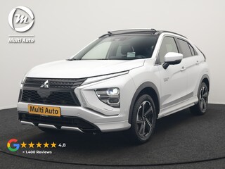 Mitsubishi Eclipse Cross 2.4 Instyle PHEV 188pk Dealer O.H. | Trekhaak Af Fabriek | Panodak | Head Up | Adaptive Cruise | 360 Camera | Lederen Sportstoelen Verwarmd | Keyless | Stuur Verwarmd | Apple Carplay | Blis | Navigatie | DAB | Plug In Hybrid |