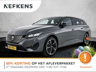 Peugeot 308 SW Allure EV 54 kWh 156pk | 410km WLTP Actieradius | Navigatie | Achteruitrijcamera | Keyless | LED koplampen | Adaptieve Cruise Control | Climate Control | Stoel- en stuurverwarming | Leder/Stof | Parkeersensoren | Dodehoeksensor | Draadloze Apple CarPlay / Android Auto + telefoonlader | Donker getint glas | 18" lichtmetalen velgen |