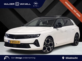 Opel Astra Ultimate 1.2 Turbo 130pk EAT8 | HUD | PANO | ALCANTARA / LEDER | STOELMEMORY | TREKHAAK | NAVIGATIE | LED PIXEL | APPLE CARPLAY / ANDROID AUTO | TWO-TONE! | VOORRUITVERWARMING | ISOFIX | OPEL PURE PANEL |