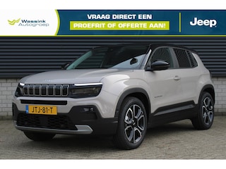 Jeep Avenger 54 kWh 156pk Summit | Navigatie | Schuifdak | Full LED | Stoelverwarming | Camera | Keyless Entry | Elektrische achterklep | Warmtepomp | Winterpack