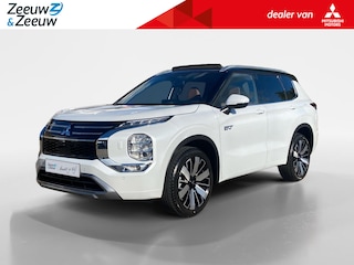 Mitsubishi Outlander 2.4 PHEV Instyle+ | €7500 voorraadkorting | Bruin lederen bekleding | Schuif-/kanteldak | Stoel verwarming en verkoeling | Apple Carplay/android auto | Elektrische achterklep |