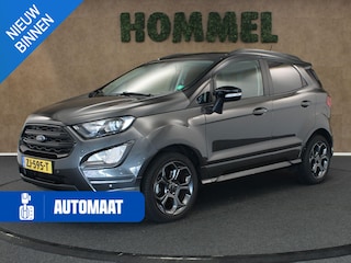 Ford Ecosport 1.0 EcoBoost ST-Line Black - AFNEEMBARE TREKHAAK - TREKGEWICHT 1100 KG - OPEN DAK - NAVIGATIE - VOORRUITVERWARMING - STUURVERWARMING - PARKEERSENSOREN VOOR/ ACHTER - CRUISE CONTROL - B&O AUDIO -KEYLESS ENTRY/ START - CLIMATE CONTROL - CAMERA - BLUETOOTH -
