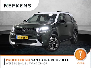 Citroën C3 Aircross Max 44 kWh 113PK | 1ste eigenaar | AppleCarPlay/AndroidAuto | Navigatie | Cruise Control | Climate Control | Armsteun | Parkeersensoren | DAB Radio | LED | Two-tone | Isofix | Privacy Glass | Parkeersenoren |