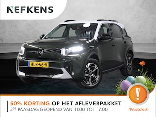 Citroën C3 Aircross Max 44 kWh 113PK | 1ste eigenaar | AppleCarPlay/AndroidAuto | Navigatie | Cruise Control | Climate Control | Armsteun | Parkeersensoren | DAB Radio | LED | Two-tone | Isofix | Privacy Glass | Parkeersenoren |