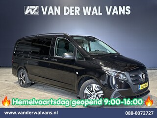 Mercedes-Benz Vito 116 CDI 164pk 9G-Tronic Automaat L2H1 Dubbele Cabine Fabrieksgarantie Euro6 Airco | 5-Zits | 2x zijdeur | 360 graden Camera Navigatie, LED, LM Velgen, 2500kg Trekhaak, Adaptieve Cruisecontrol, Parkeersensoren, Isofix, MBUX