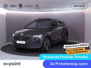 Skoda Karoq 1.5 TSI ACT Sportline Business 150 pk Automaat (DSG) | Verlengde garantie | Navigatie | Panoramadak | Parkeersensoren (Park assist) | Rondomzicht camera | Stoelverwarming v/a |