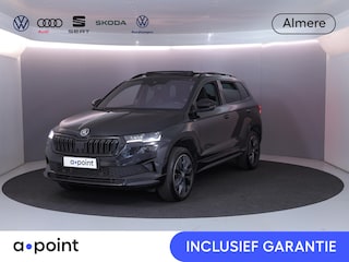 Skoda Karoq 1.5 TSI ACT Sportline Business 150 pk Automaat (DSG) | Verlengde garantie | Navigatie | Panoramadak | Parkeersensoren (Park assist) | Rondomzicht camera | Stoelverwarming v/a |