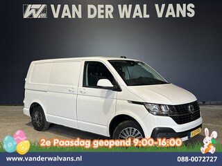 Volkswagen Transporter 2.0 TDI 150pk Automaat L1H1 Euro6 Airco | Navigatie | Camera | Android Auto | Cruisecontrol | Trekhaak Parkeersensoren, Bijrijdersbank