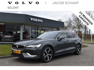 Volvo V60 T6 350PK Plug-in hybrid AWD Ultra Dark | Demo | Blis | Stoelventilatie | Massage Stoelen | Panodak | 360 Camera | B&W