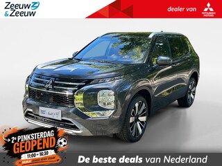 Mitsubishi Outlander 2.4 PHEV Instyle+ | €7500 voorraadkorting | Bruin lederen bekleding | Schuif-/kanteldak | Stoel verwarming en verkoeling | Apple Carplay/android auto | Elektrische achterklep |