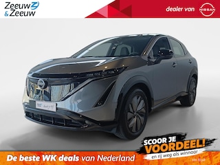 Nissan Ariya Limited Edition 91 kWh *Navigatie*parkeersensoren voor&achter*2 laadkabels*snelladen*LMwielen*E-padel*
