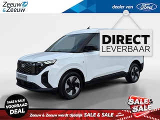 Ford Transit Courier E-Transit Trend 44 kWh | Uit Voorraad Leverbaar | Prijs Exclusief BTW / Inclusief Kosten Rijklaarmaken | Automaat | Verwarmbare Stoelen | Verwarmbare Stuur | Verwarmbare Voorruit | Achteruitrij Camera | Cruise Control | Apple Carplay & Android Auto |