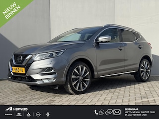 Nissan Qashqai 1.3 DIG-T Tekna + / Trekhaak 1500 KG / All Seasonbanden / Lederen Bekleding / Panoramadak / Bose Audio / Stoelverwarming / Verwarmde Voorruit / Navigatie / 360 Graden Camera /