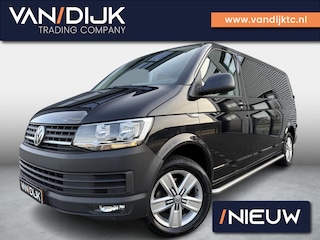 Volkswagen Transporter 2.0 TDI L2H1 DC Comfortline 150PK ✓5 persoons ✓Euro 6 ✓Airco ✓Cruise ✓Bluetooth Telefoon & Media ✓Parkeersensoren ✓Lichtmetaal ✓Dealer Onderhouden