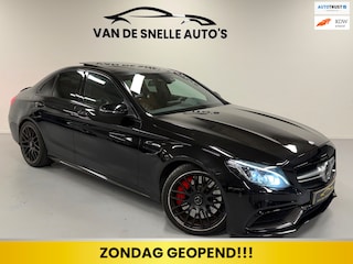 Mercedes-Benz C-klasse AMG 63 S PANO/KUIPSTOELEN/CAMERA/ONDERHOUDSHISTORIE