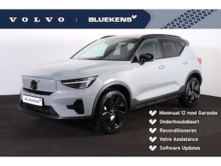 Volvo EX40 Single Motor Extended Range Ultra Black Ed. 82 kWh - Panoramadak - IntelliSafe Assist & Surround - 360º Camera - Harman/Kardon audio - Verwarmde voorstoelen & stuur - Parkeersensoren voor & achter - Elektr. bedienb. voorstoelen met geheugen links - Draadloze tel. lader - Warmtepomp - 20' LMV
