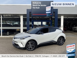 Toyota C-HR 1.8 Hybrid Bi-Tone / Automaat / Adaptieve Cruise-Control / Stoelverwarming / JBL-Audio / Dodehoek-Detectie / Afneembare-Trekhaak / Keyless / Climate-Control / Radio-Bluetooth / Navi / Camera / PDC V+A / 18'' LMV / All-Season / ENZ.