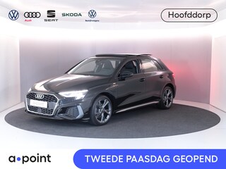 Audi A3 Sportback 40 TFSI e S-Line 204 pk S-tronic | SOH 99% | Private lease vanaf €603,- | Panoramadak | Parkeersensoren (Park assist) | Achteruitrijcamera | Stoelverwarming | S-Line exterieur |
