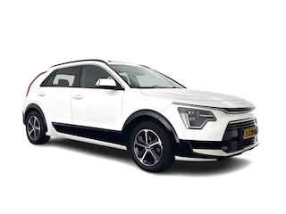 Kia Niro 1.6 GDi Dynamic Plus Line (INCL-BTW) Aut. *PANO | HEAD-UP | LEATHER | DIGI-COCKPIT | NAVI-FULLMAP | DAB | ADAPTIVE-CRUISE | CAMERA | HEATED-COMFORTSEATS | KEYLESS | PRIVACYGLASS | SHIFTPADDLES | CARPLAY | TOWBAR | 16"