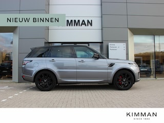 Land Rover Range Rover Sport P400e HSE | Eiger Grey | Black pack | bruin interieur| panoramisch schuif kantel dak|