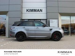 Land Rover Range Rover Sport P400e HSE | Eiger Grey | Black pack | bruin interieur| panoramisch schuif kantel dak|