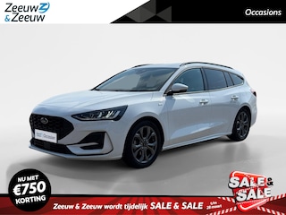 Ford Focus Wagon 1.0 EcoBoost Hybrid ST Line | 17" Lichtmetalen velgen | Winter pack | Parkeersensoren voor en achter  | Navigatie | Apple carplay & Android auto | Cruise control | DAB | Bluetooth | Privacy glas |