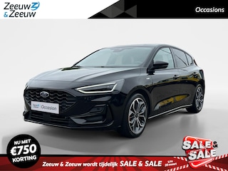Ford Focus 1.0 EcoBoost Hybrid ST Line X | Full led koplampen | 18" lichtmetalen velgen | 155 pk | Parkeersensoren voor en achter | Achteruitrijcamera | Draadloos opladen mobiel | Cruise control | Keyless entry | Navigatie | Apple carplay & Android auto |