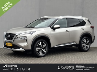 Nissan X-Trail 1.5 MHEV Tekna 163pk 5 zits Automaat / Trekgewicht 2000 Kg / HUD /  Elektrische achterklep / Apple Carplay Android Auto / Stuur-, Stoel en achterbankverwarming / Adaptief CC / 360 ° camera / Voorruit verwarming /