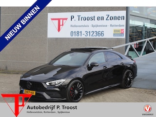 Mercedes-Benz CLA 200 Business Solution AMG Panoramadak/sfeerverlichting/Achteruitrij camera/Apple carplay/DAB/Lederen-Alcantara bekleding/Cruise control/Climate control/ 19'' lichtmetalen velgen/Navigatie