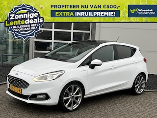 Ford Fiesta 1.0 EcoBoost 125pk Vignale | WINTERSALE | Stoel/ Stuur verwarming | Voorruitverwarming | Panorama dak | Camera | Adaptief Cruise |