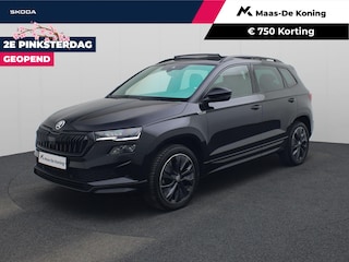 Skoda Karoq 1.5TSI/150PK DSG ACT Sportline Business · Panoramadak · Leder · Camera + Parkeersensoren · Garantie t/m 08-08-2026