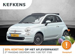 Fiat 500 1.0 Hybrid Launch Edition Cabrio | 1ste eigenaar | Navigatie | Parkeersensoren | Climate | 16" LM velgen
